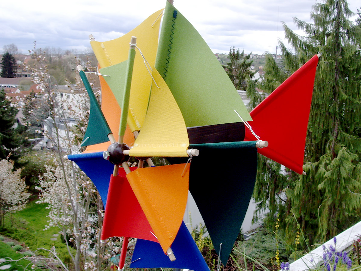 Doppeltes Windrad Modell D – aus Esslingen